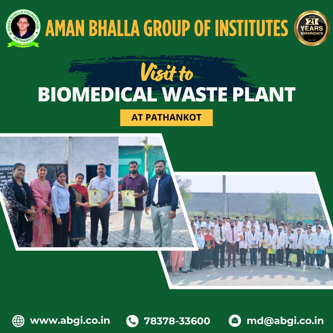 Educational Visit to Biomedical Waste Plant
