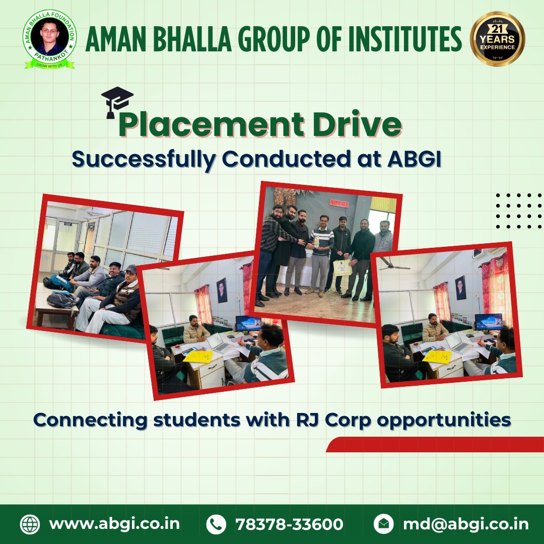 Placement Drive Successfully Conducted at ABGI