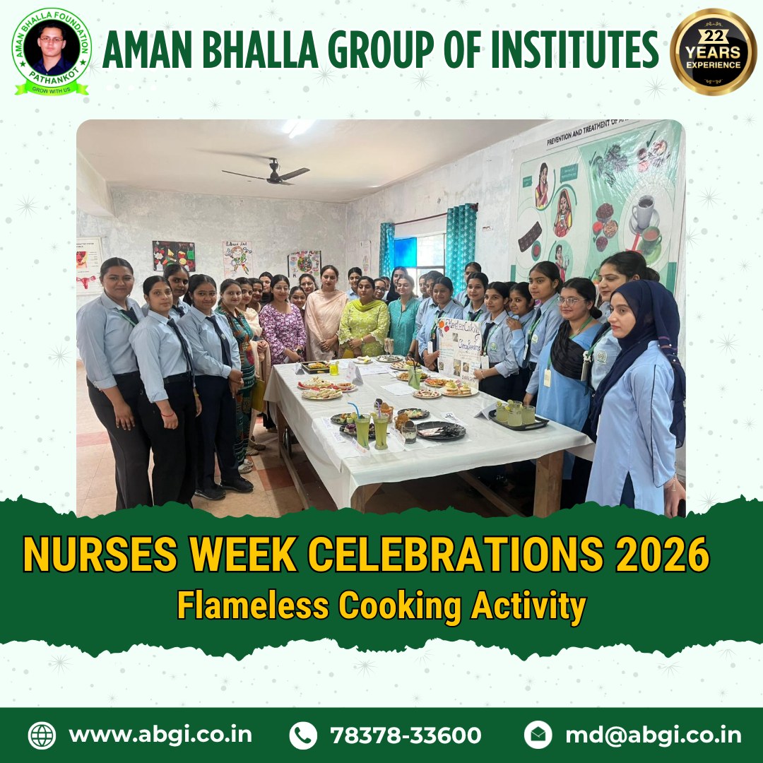Nurses Week Celebrations 2026 at Aman Bhalla Group of Institutes