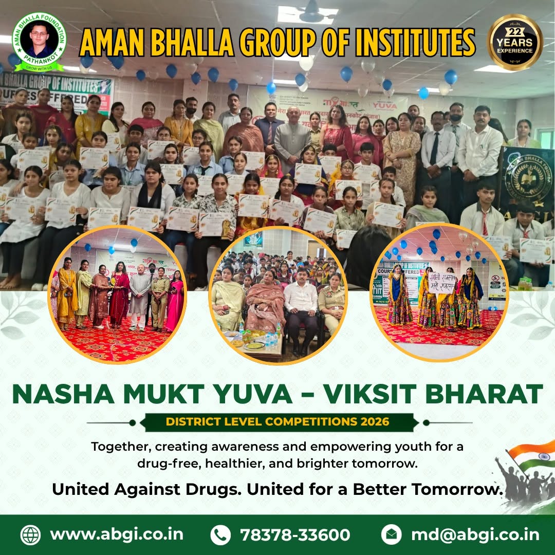 Nasha Mukt Yuva – Viksit Bharat | District Level Competitions 2026
