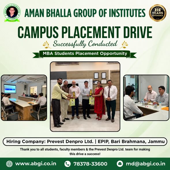 Campus Placement Drive MBA